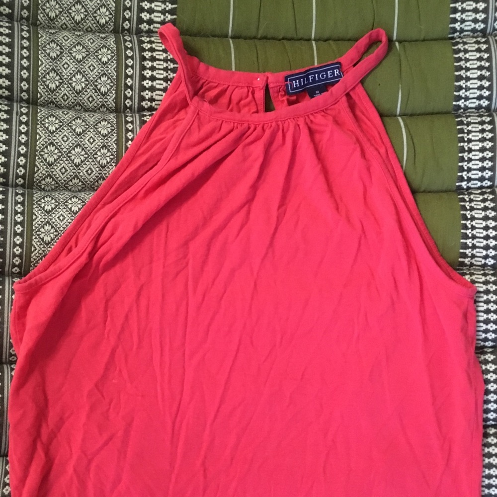 Coral A-Line Neckline Tommy Hilfiger Size M Very Soft Tank Top